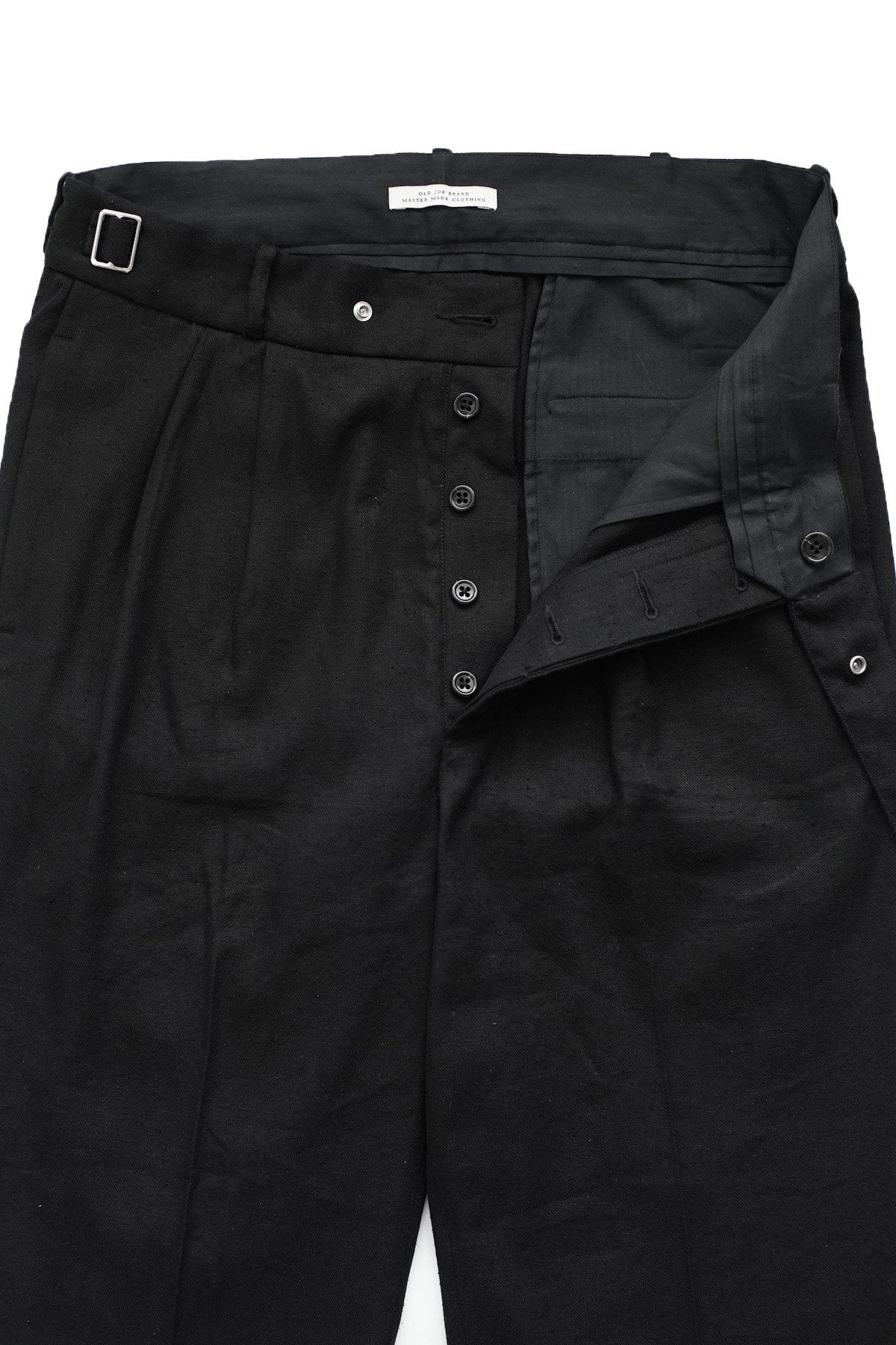 OLD JOE - SIDE BUCKLE GRUKHA TROUSER - GRAPHITE