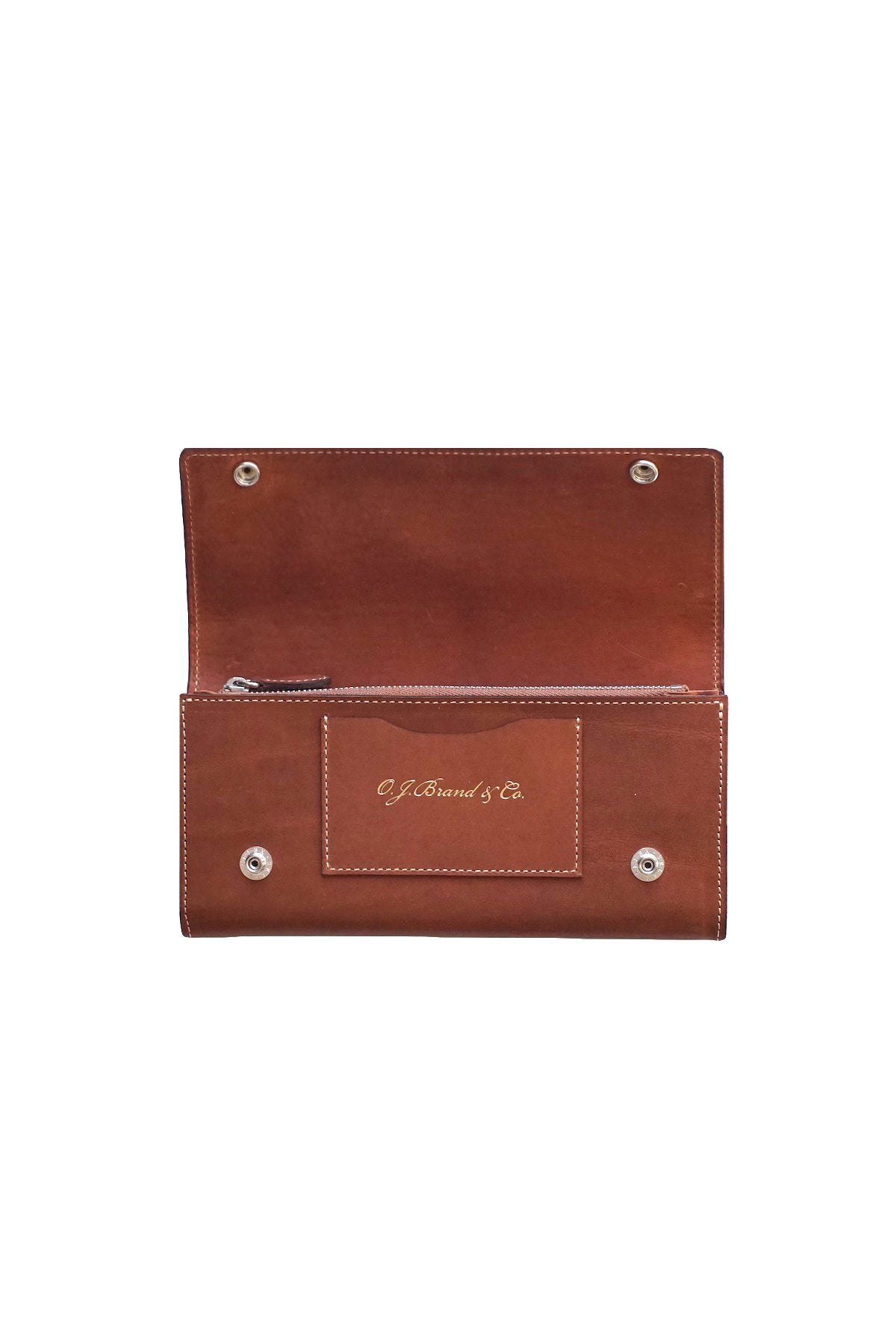 OLD JOE - LONG WALLET(CONCERIA 800) - CHESTNUT