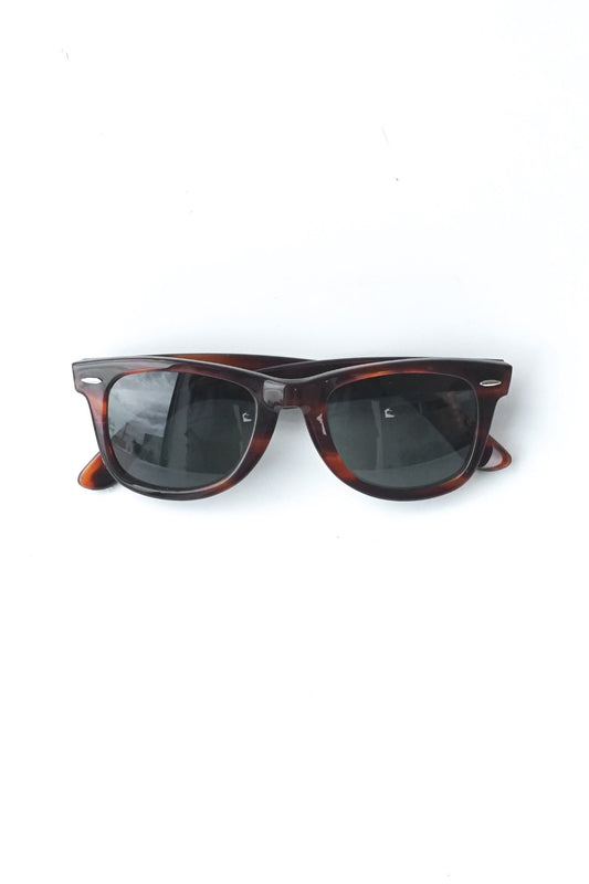 1970's~80's BAUSCH&LOMB B&L RAY BAN - WAYFARER - AMBER - OPT-324