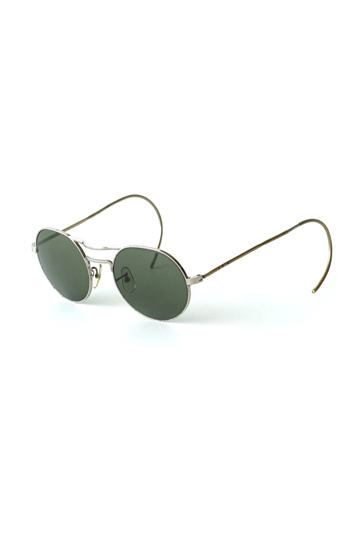 1940s BRITISH AMERICAN OPTICAL WW2 ROYAL AIR FORCE ROUND AVIATOR SUNGLASS  - OPT-331