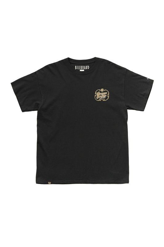 BILLBOARD - PRINT T-SHIRTS "GOLDEN BROWN" - BLACK