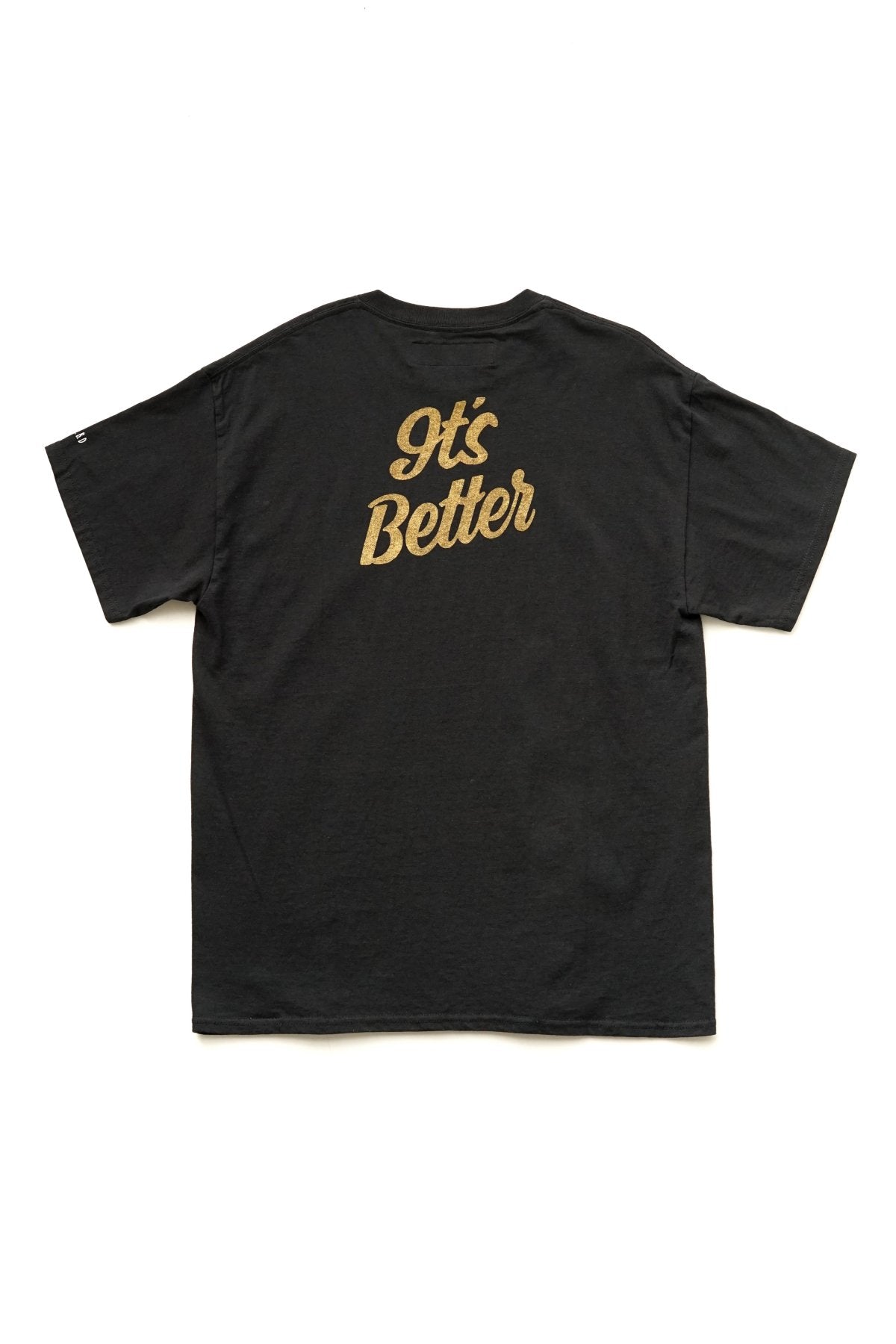 BILLBOARD - PRINT T-SHIRTS "GOLDEN BROWN" - BLACK