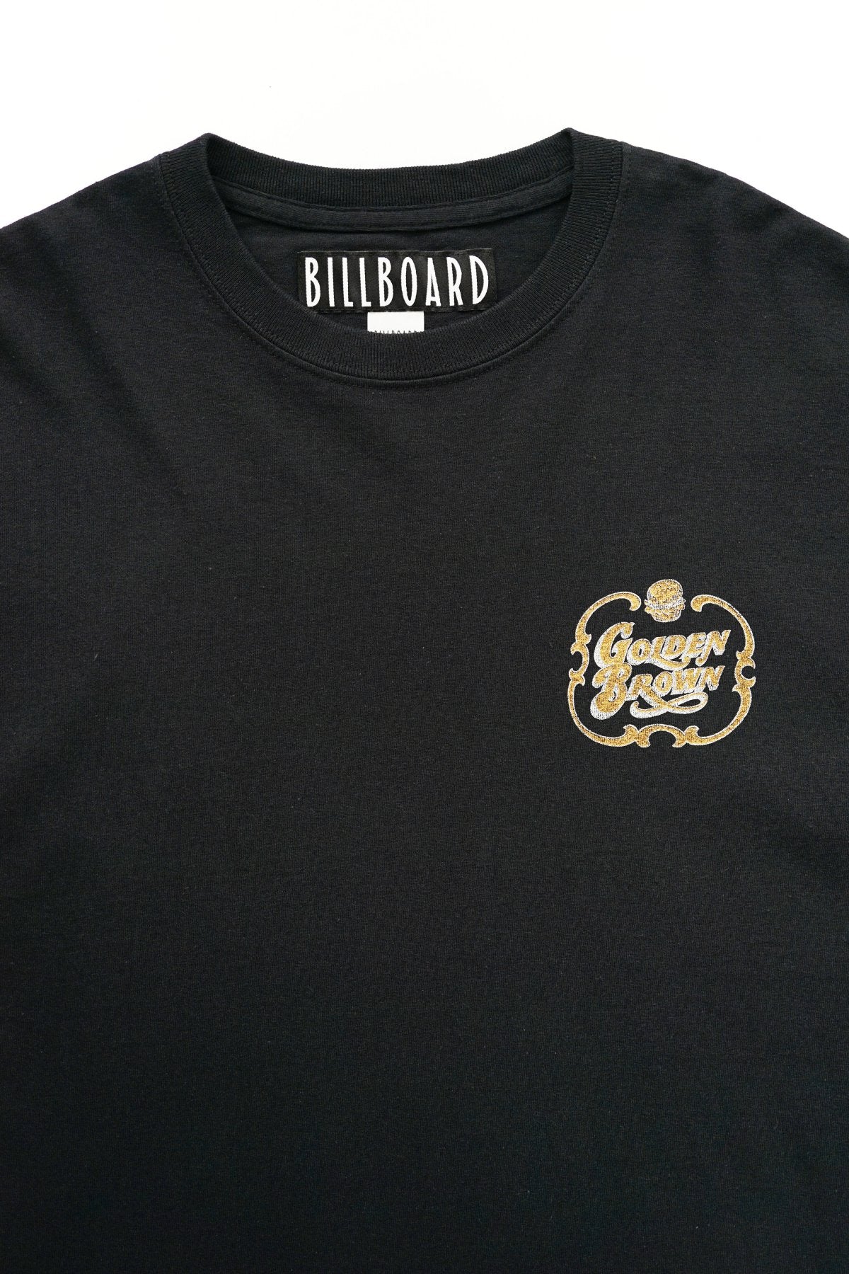 BILLBOARD - PRINT T-SHIRTS "GOLDEN BROWN" - BLACK