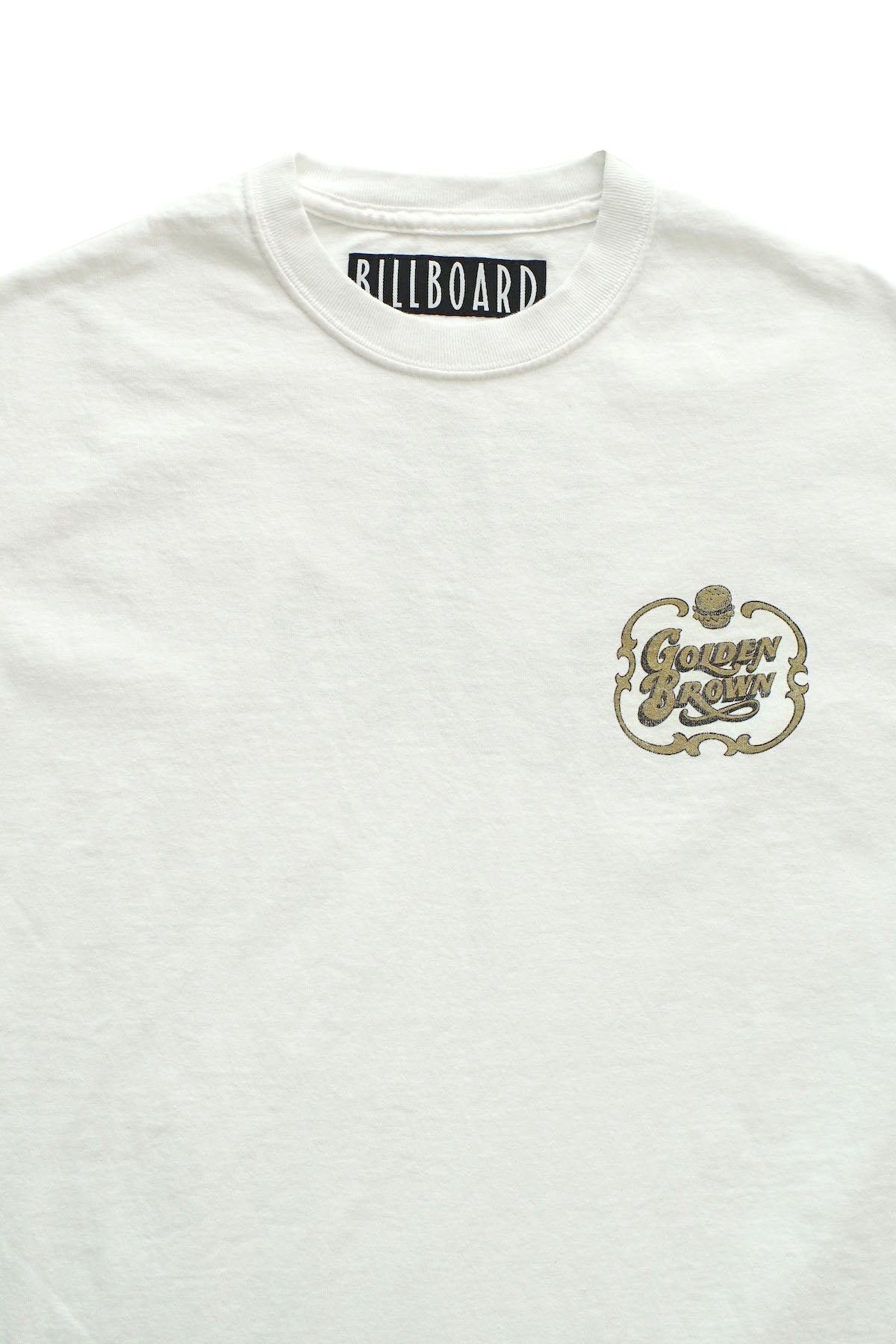 BILLBOARD - PRINT T-SHIRTS "GOLDEN BROWN" - WHITE