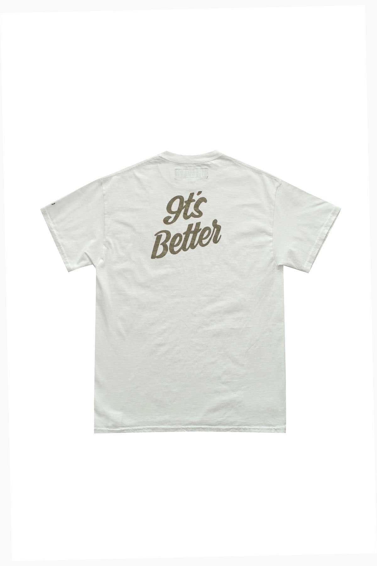 BILLBOARD - PRINT T-SHIRTS "GOLDEN BROWN" - WHITE