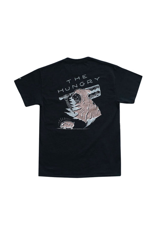 BILLBOARD - PRINT T-SHIRTS "THE HUNGRY" - BLACK