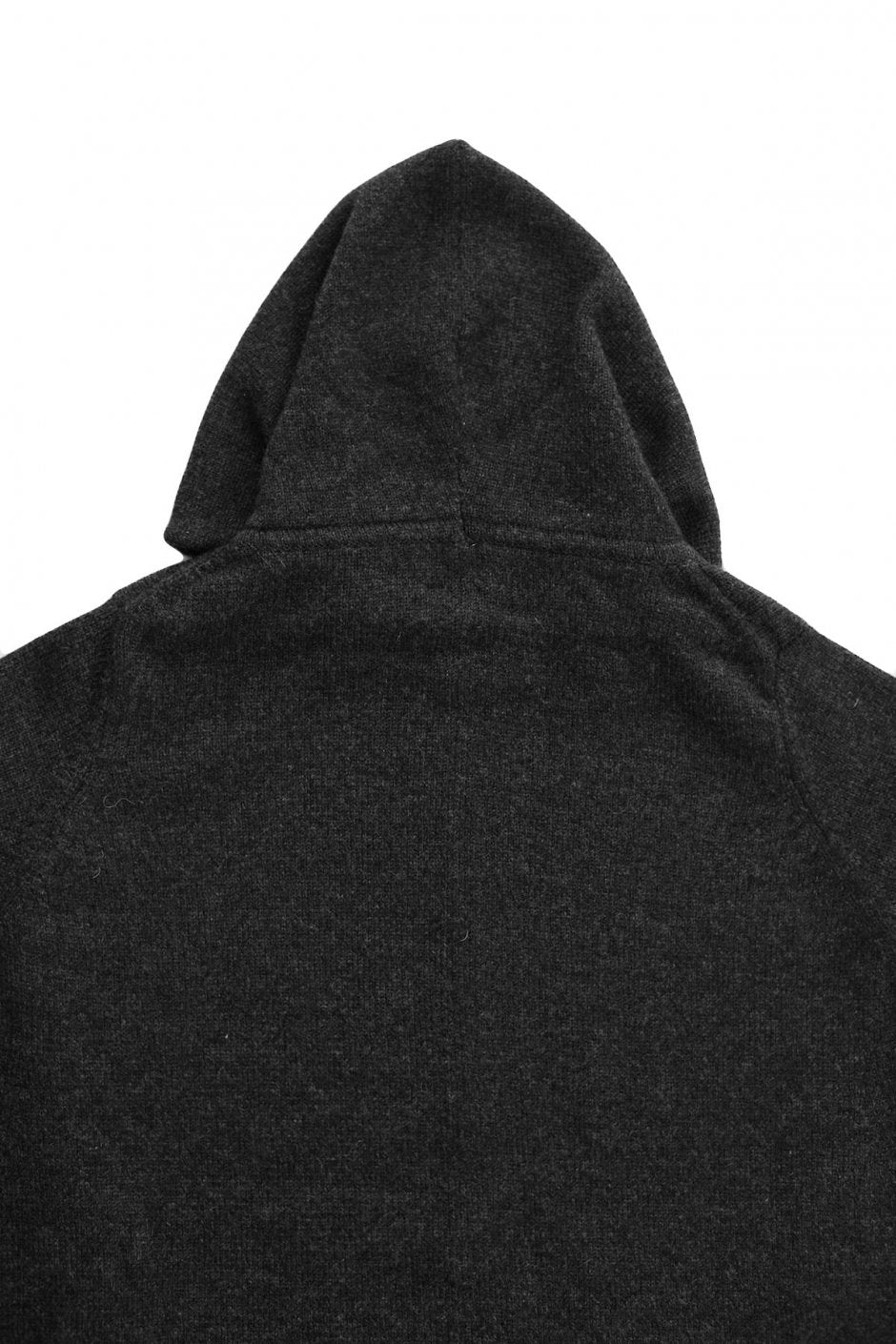 humoresque ★★★ -  CASHMERE HOOD PULLOVER  - CHACOAL