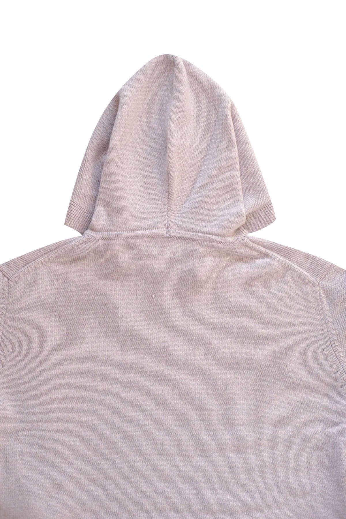 humoresque ★★★ -  CASHMERE HOOD PULLOVER  MENS - GRAIGE