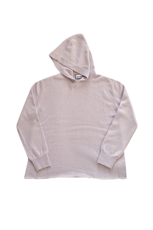 humoresque ★★★ -  CASHMERE HOOD PULLOVER  MENS - GRAIGE