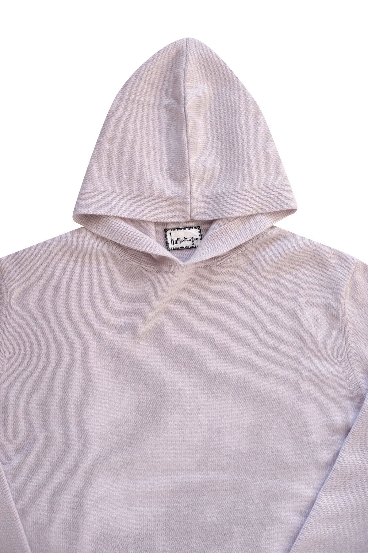 humoresque ★★★ -  CASHMERE HOOD PULLOVER  MENS - GRAIGE