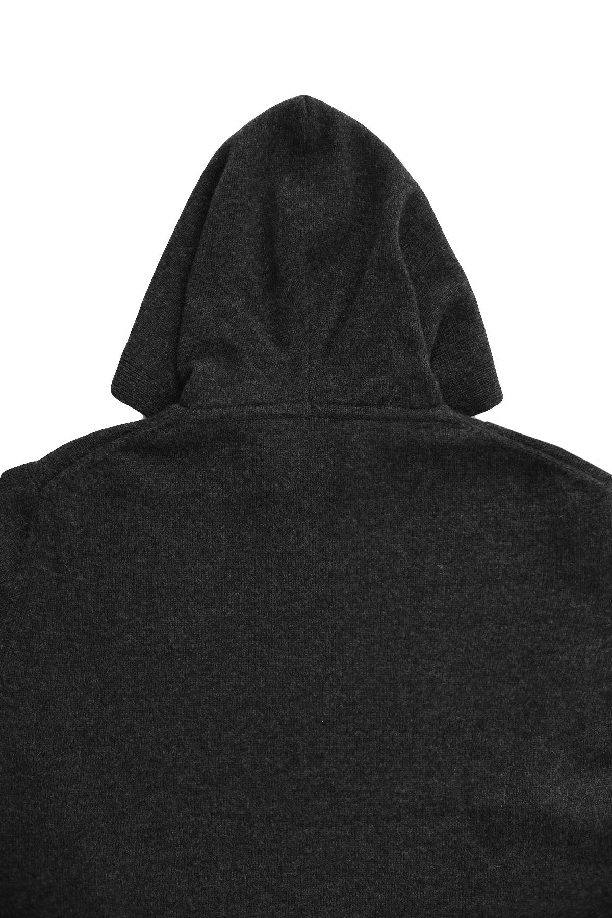 humoresque ★★★ -  CASHMERE HOOD PULLOVER  MENS - CHACOA