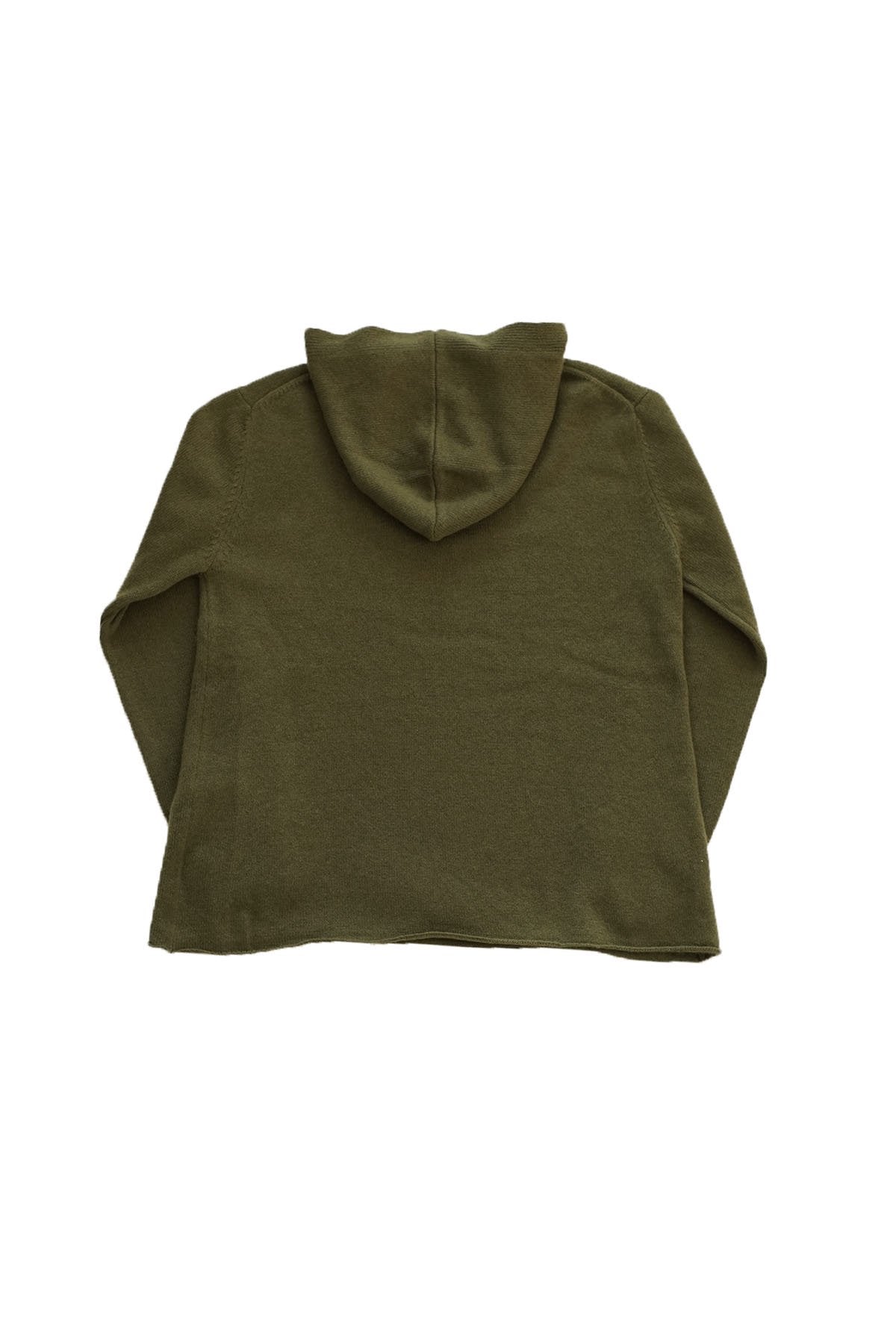 humoresque ★★★ -  CASHMERE HOOD PULLOVER  MENS - OLIVE