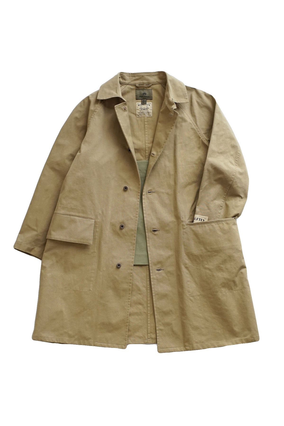 Nigel Cabourn - PACKABLE COAT - HALF TEX KHAKI