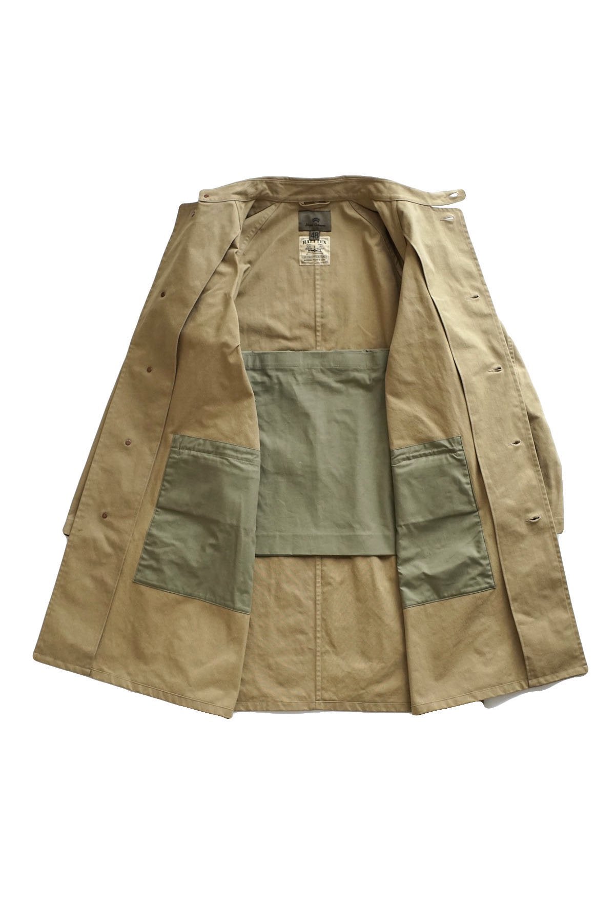 Nigel Cabourn - PACKABLE COAT - HALF TEX KHAKI