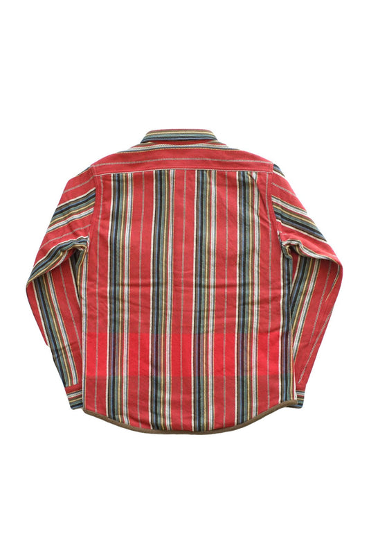 Nigel Cabourn - BLANKET REVERSIBLE FLANNEL SHIRT - RED