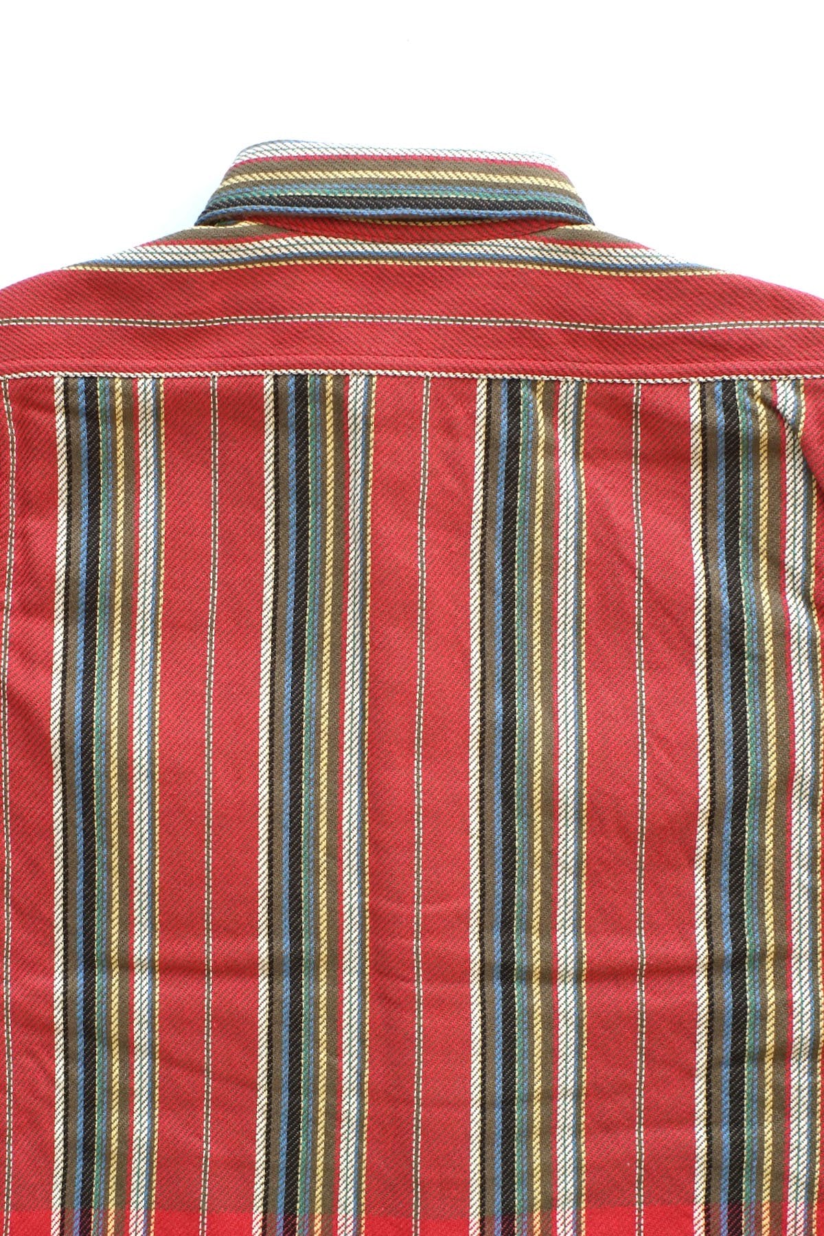 Nigel Cabourn - BLANKET REVERSIBLE FLANNEL SHIRT - RED