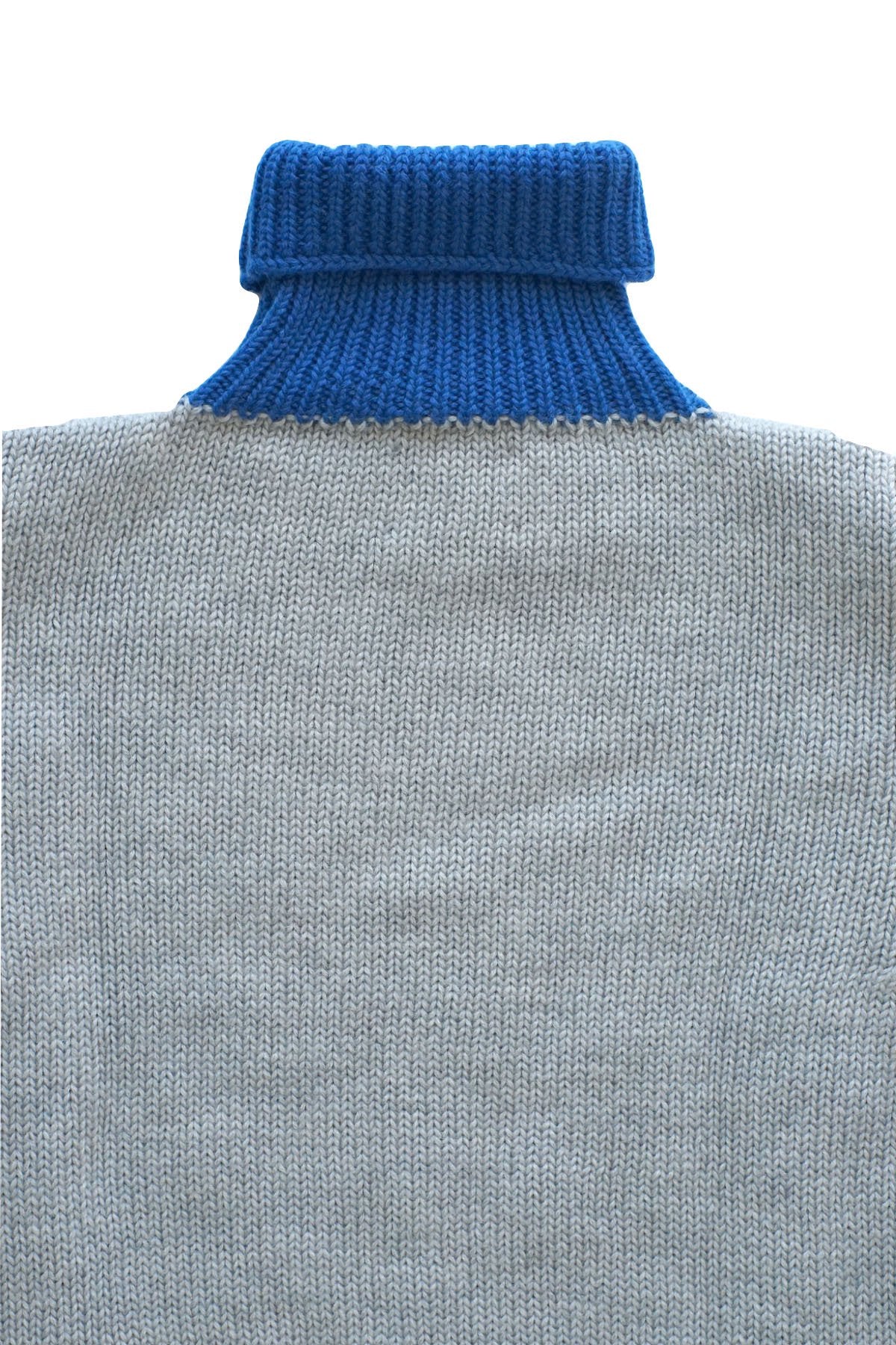 Nigel Cabourn - GEORGE LOWE ROLL NECK SWEATER -DARK NAVY