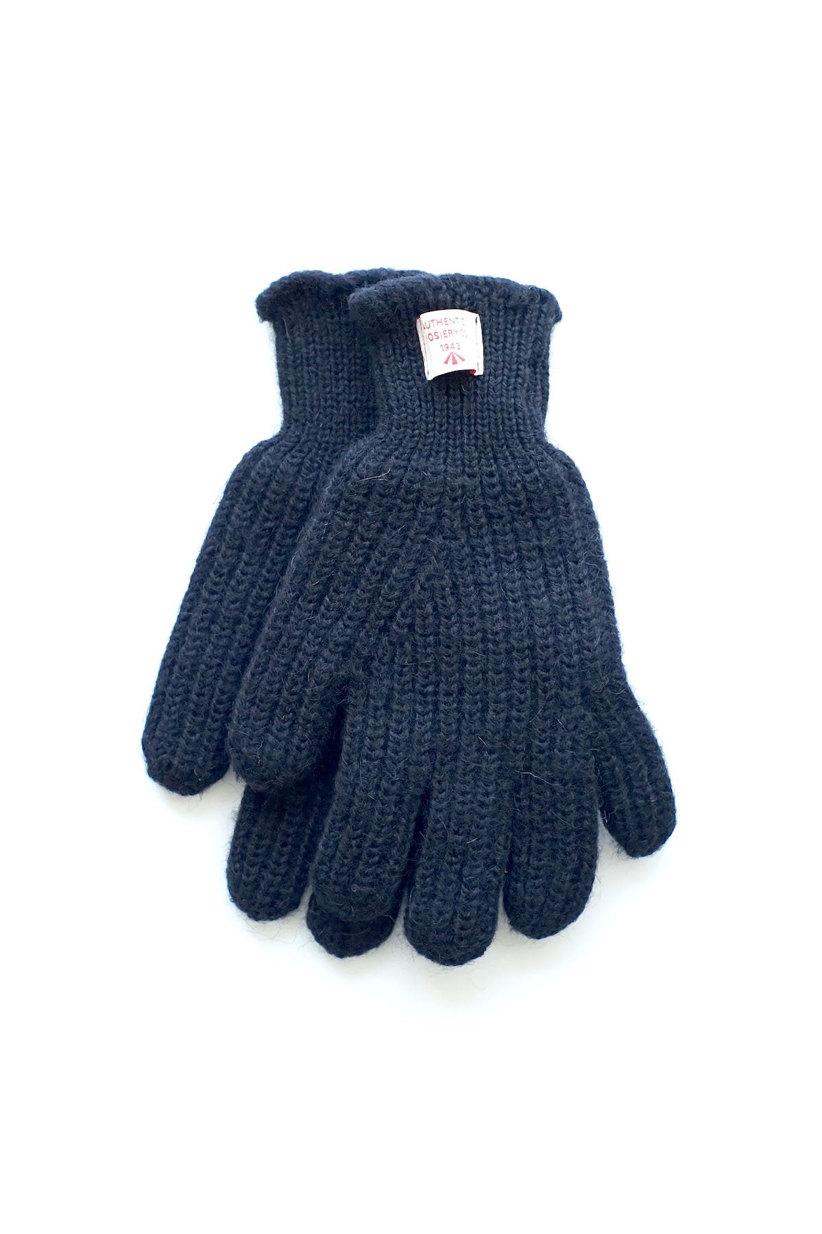 Nigel Cabourn - RIBBED GOALIE GLOVES - DARK NAVY