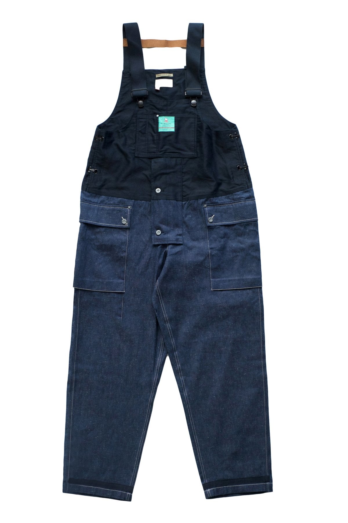 NIGEL CABOURN - LYBRO NAVAL DUNGAREE SPLIT - DARK NAVY