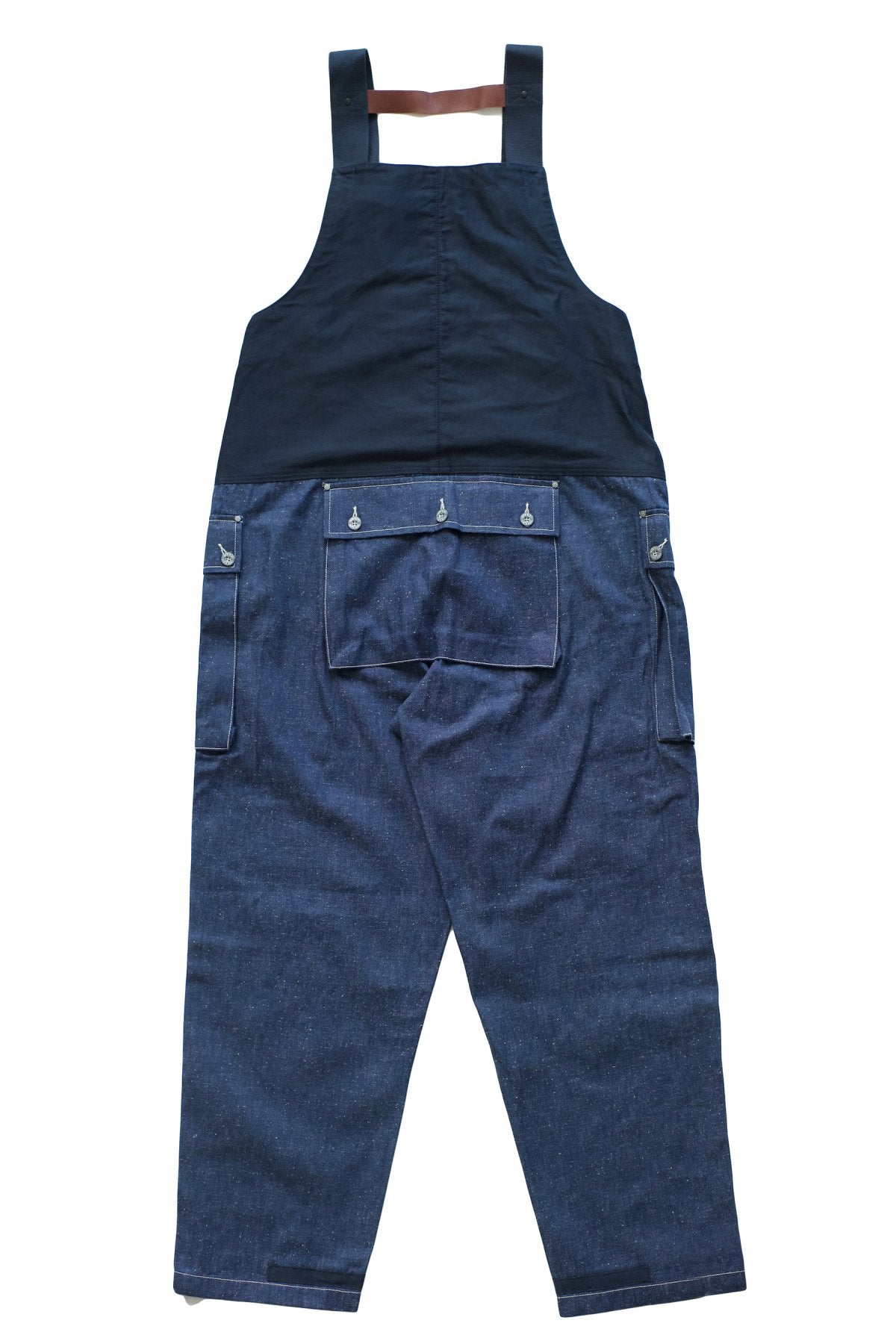 NIGEL CABOURN - LYBRO NAVAL DUNGAREE SPLIT - DARK NAVY