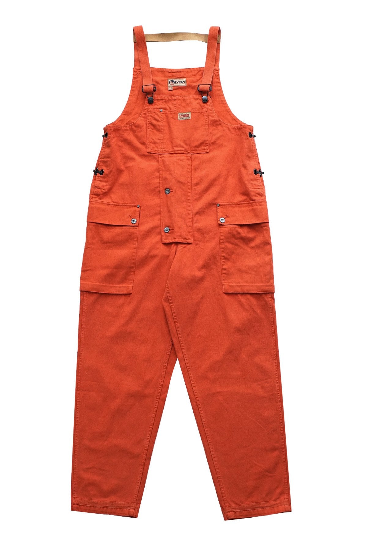 NIGEL CABOURN - LYBRO NAVAL DUNGAREE MIX - VINTAGE ORANGE