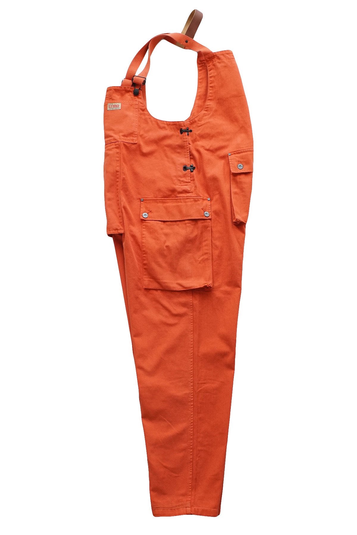 NIGEL CABOURN - LYBRO NAVAL DUNGAREE MIX - VINTAGE ORANGE