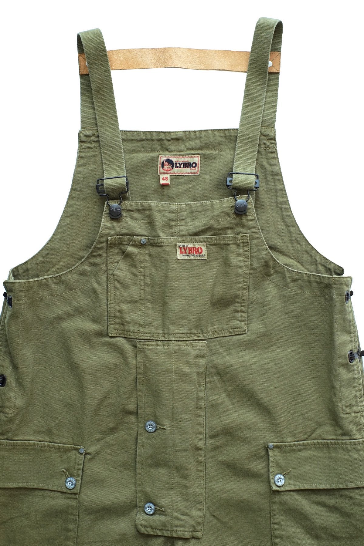 NIGEL CABOURN - LYBRO NAVAL DUNGAREE MIX - OLIVE