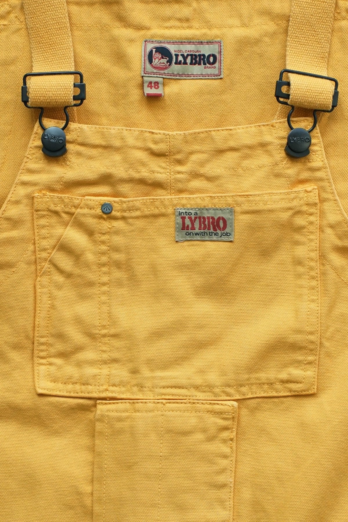 NIGEL CABOURN - LYBRO NAVAL DUNGAREE MIX - SURVIVAL YELLOW