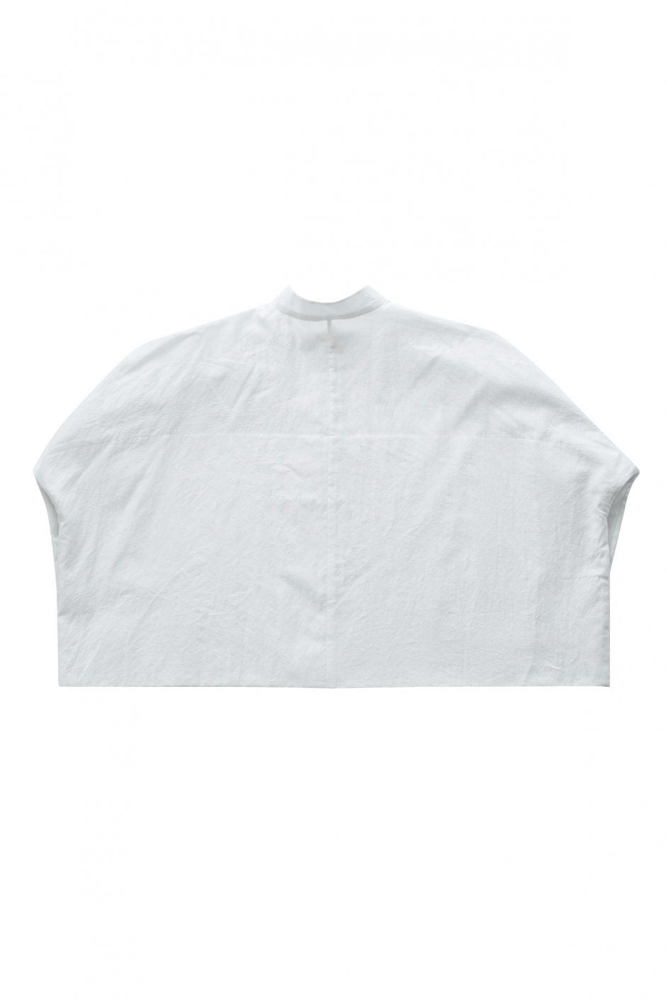 humoresque - STAND COLLAR BLOUSE - SMOKE WHITE