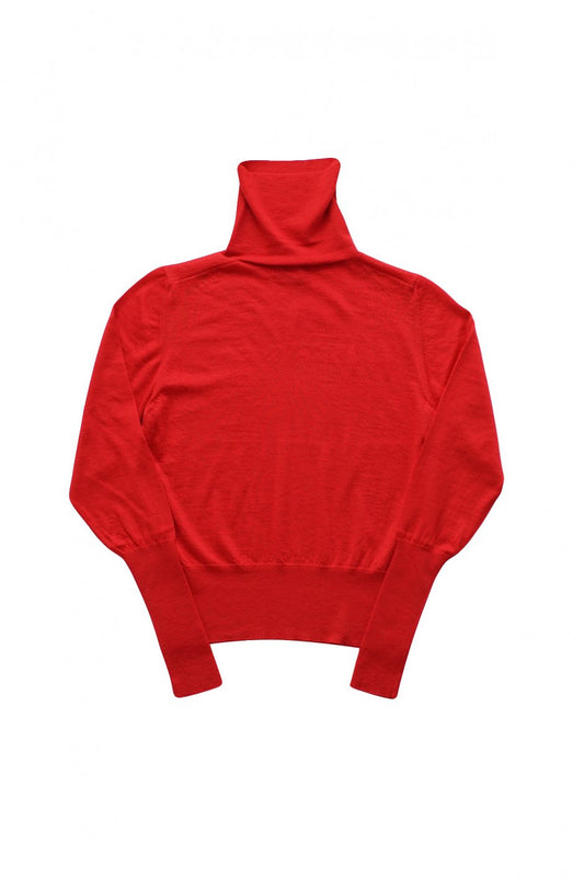 humoresque - RIB TURTLENECK - RED