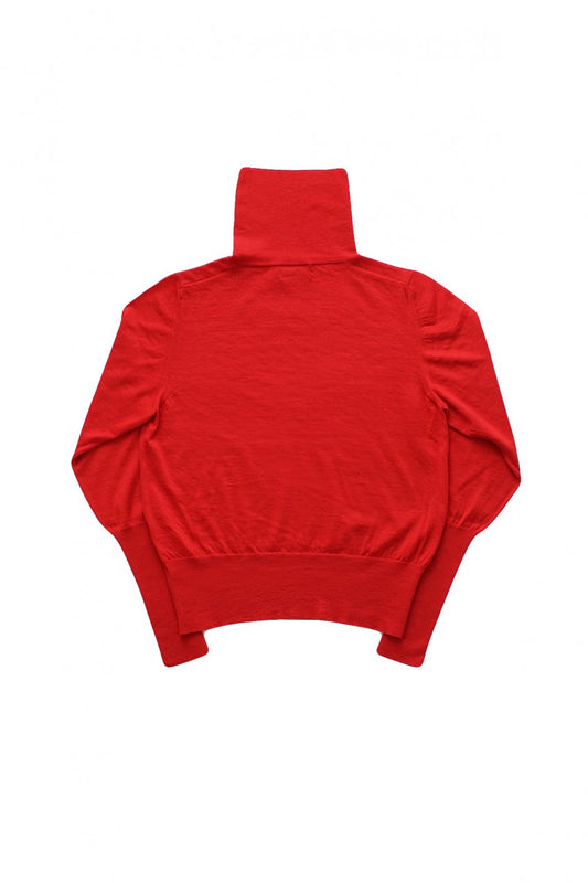 humoresque - RIB TURTLENECK - RED