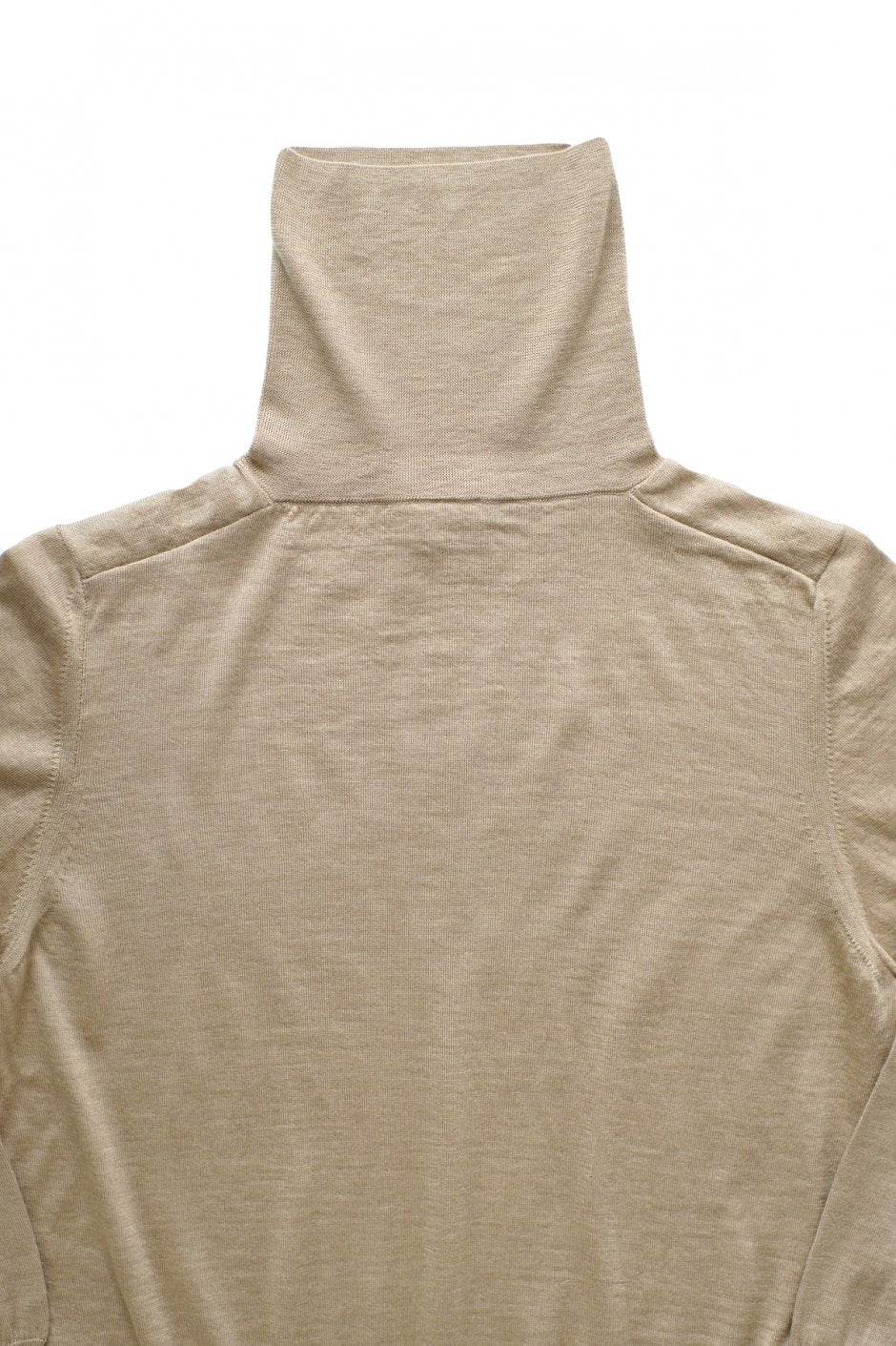 humoresque - RIB TURTLENECK - BEIGE