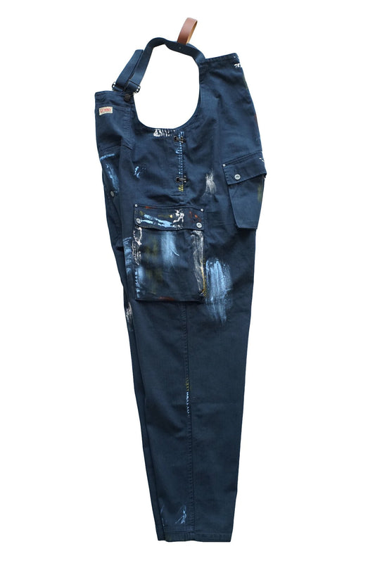 NIGEL CABOURN - LYBRO NAVAL DUNGAREE PAINT - NAVY