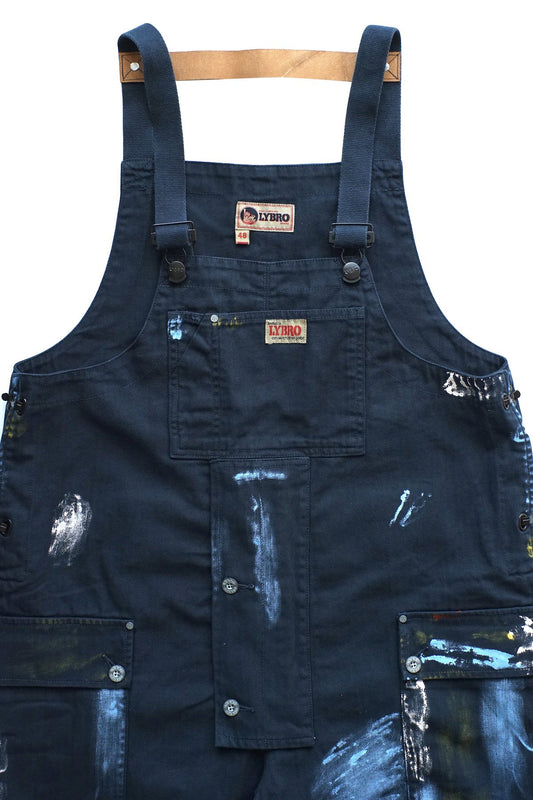 NIGEL CABOURN - LYBRO NAVAL DUNGAREE PAINT - NAVY