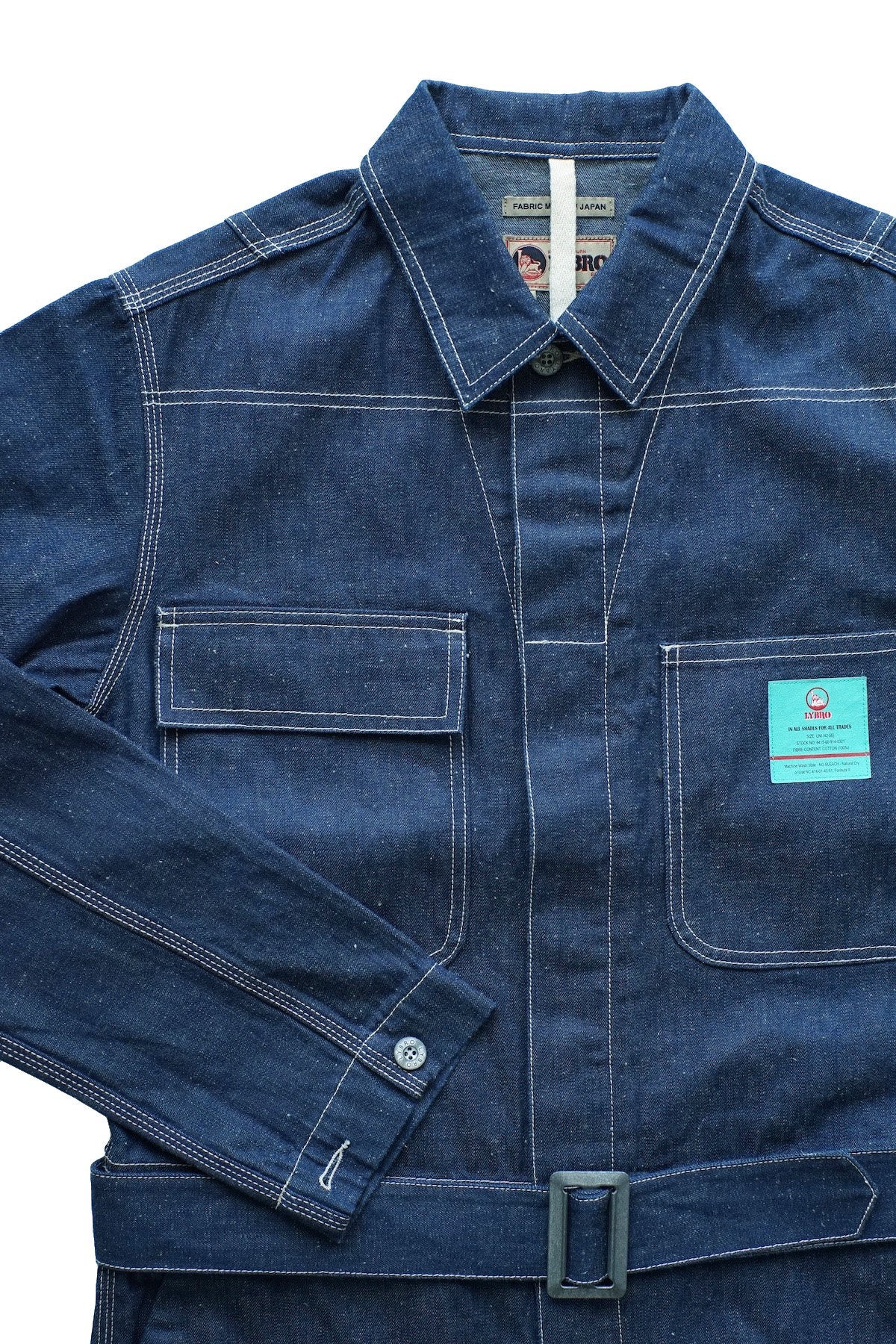 NIGEL CABOURN - LYBRO DENIM COVERALL - INDIGO