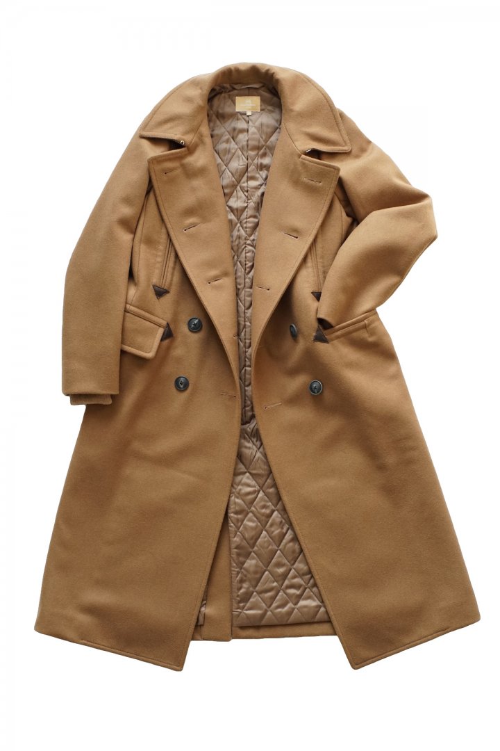 Nigel Cabourn woman - LONG P-COAT - CAMEL