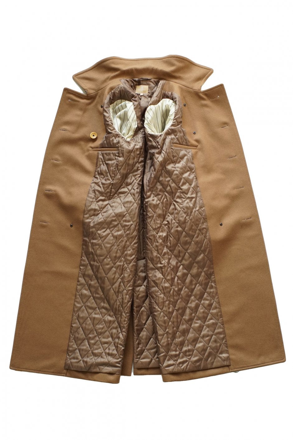 Nigel Cabourn woman - LONG P-COAT - CAMEL