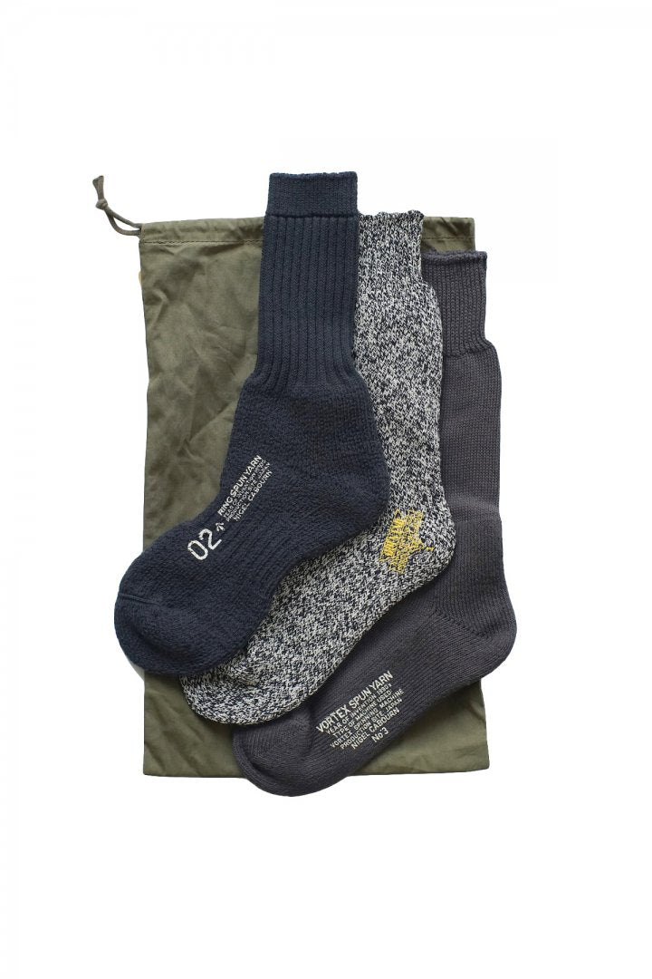 Nigel Cabourn woman - 3-PACK ARMY SOCKS - NAVY