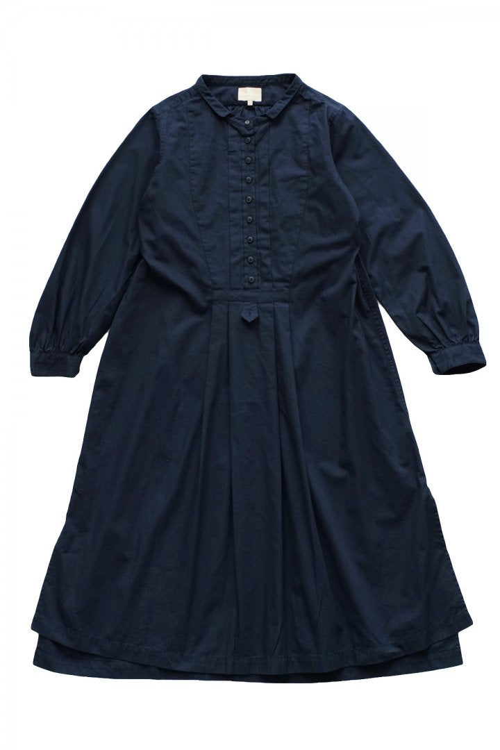 Nigel Cabourn woman - COTTON DRESS - NAVY