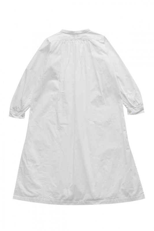 Nigel Cabourn woman - COTTON DRESS - WHITE