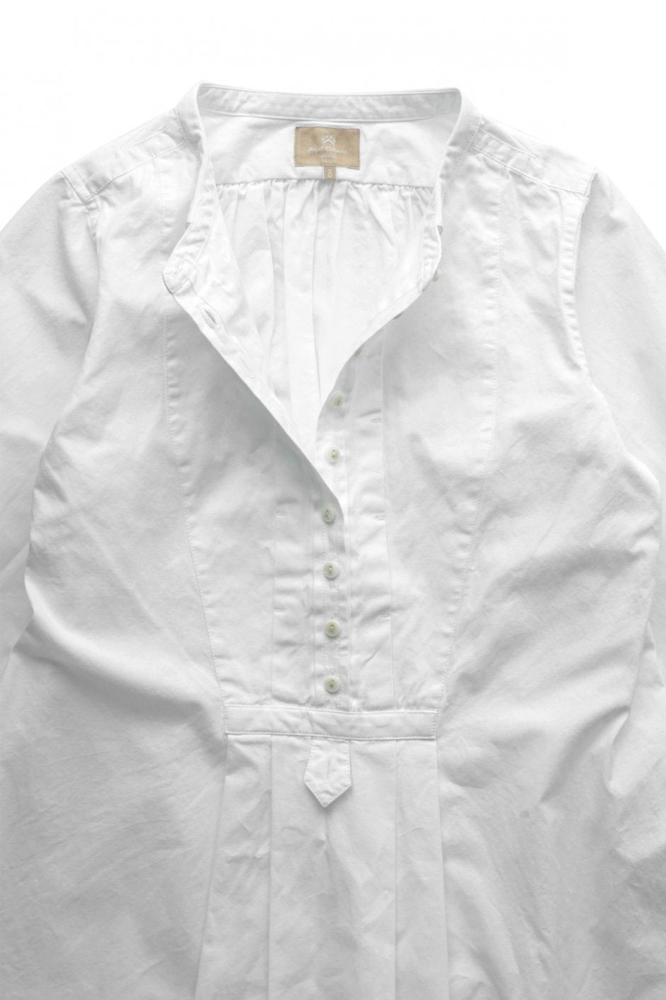 Nigel Cabourn woman - COTTON DRESS - WHITE