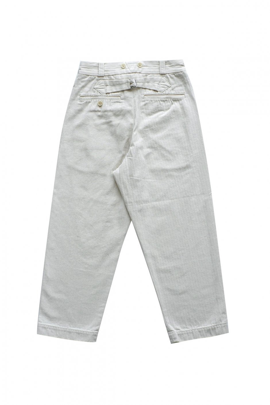 Nigel Cabourn WOMEN'S - CROPED PANT - IVORY