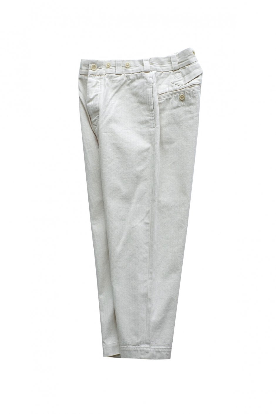 Nigel Cabourn WOMEN'S - CROPED PANT - IVORY