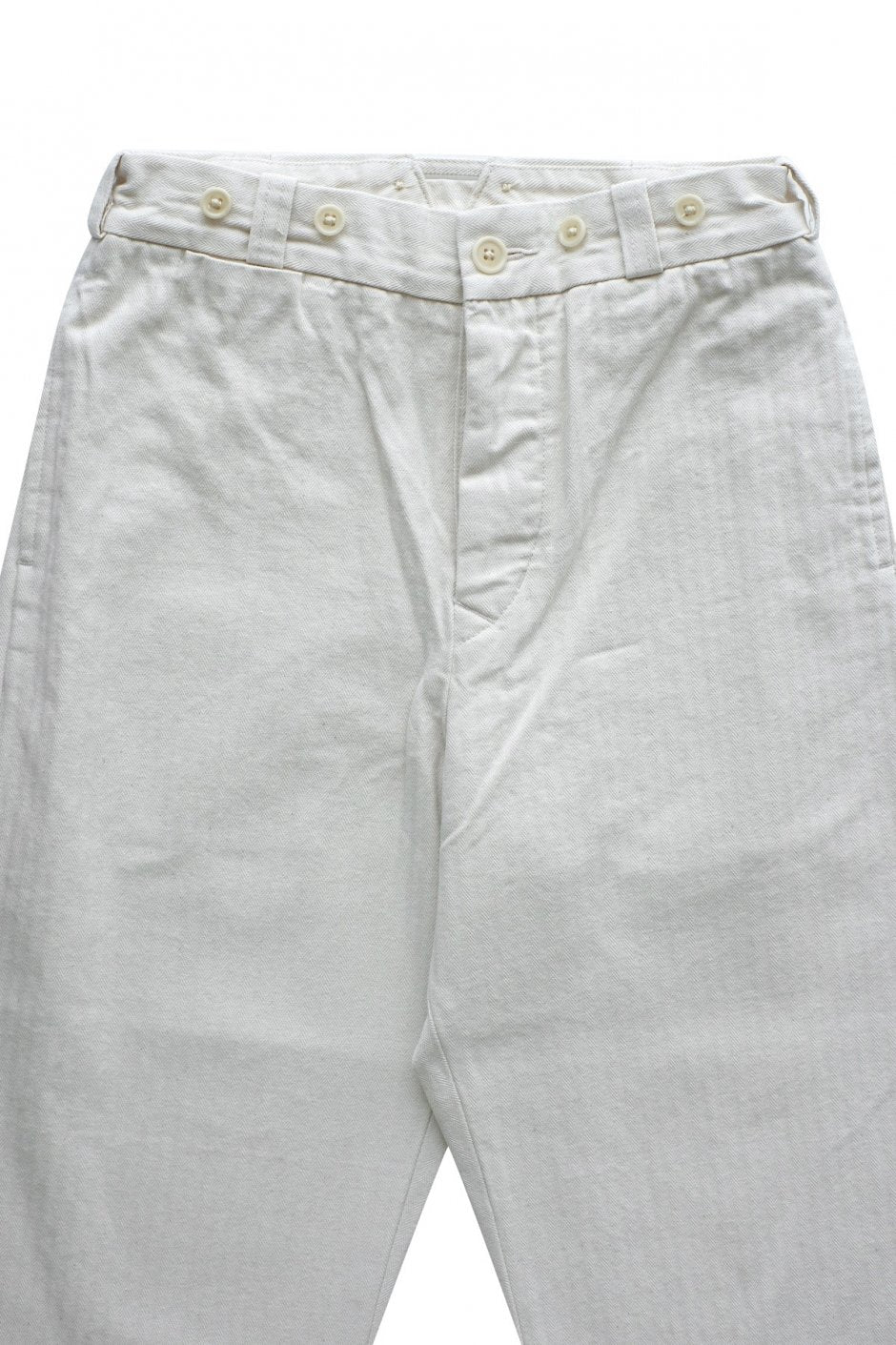 Nigel Cabourn WOMEN'S - CROPED PANT - IVORY