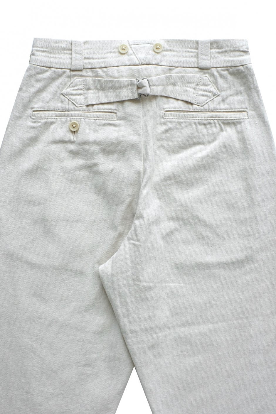 Nigel Cabourn WOMEN'S - CROPED PANT - IVORY