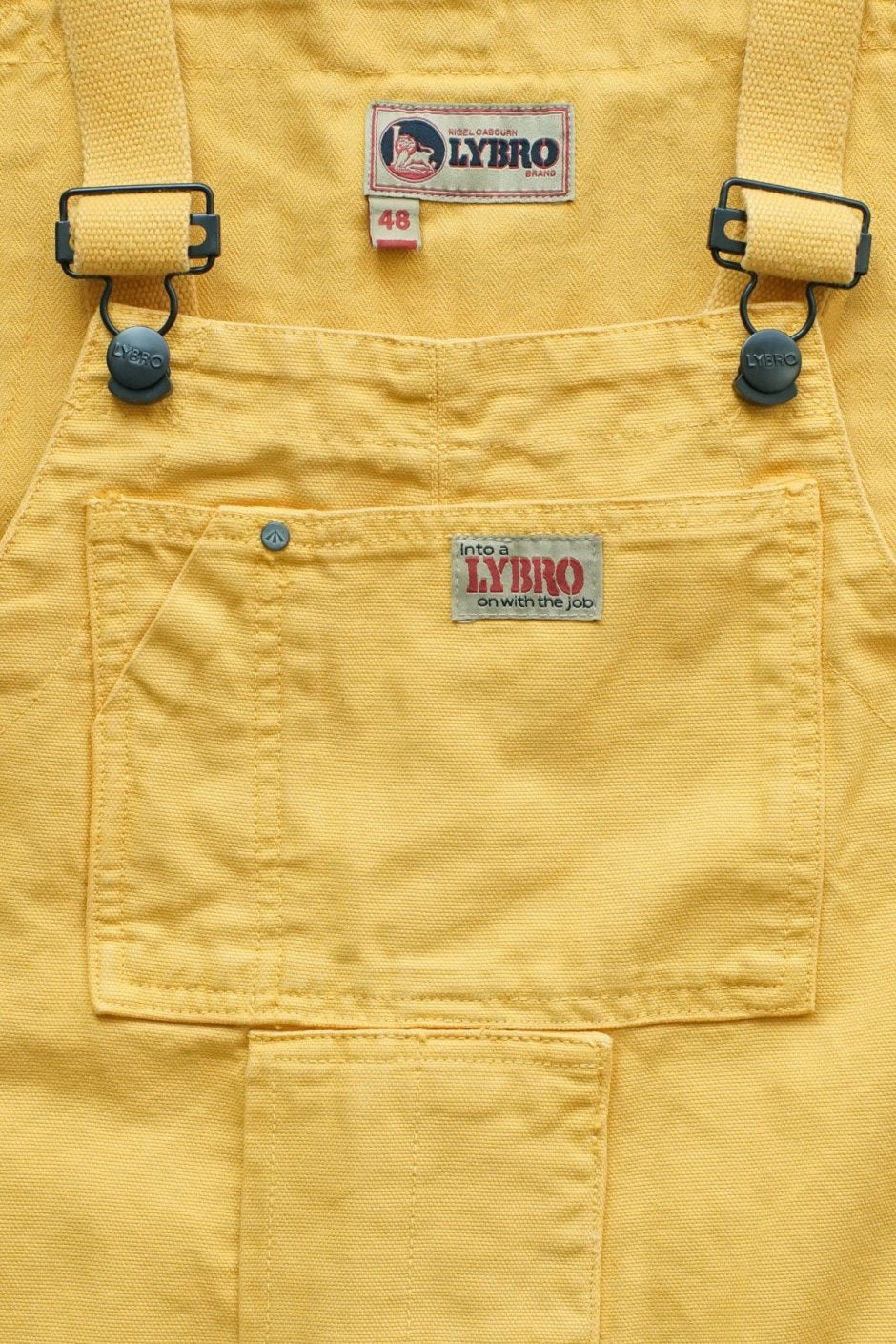 Nigel Cabourn WOMEN'S -  LYBRO NAVAL DUNGAREE MIX - SURVIVAL YELLOW