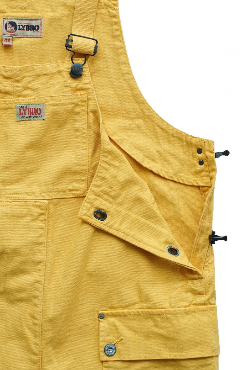 Nigel Cabourn WOMEN'S -  LYBRO NAVAL DUNGAREE MIX - SURVIVAL YELLOW