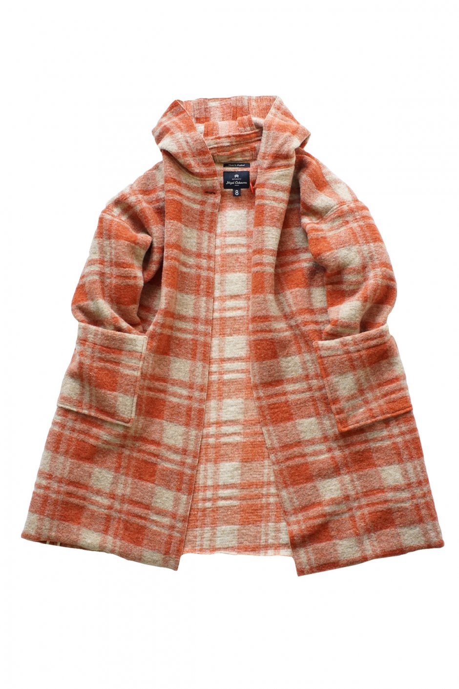 Nigel Cabourn woman - DUFFLE JACKET - DARK ORANGE