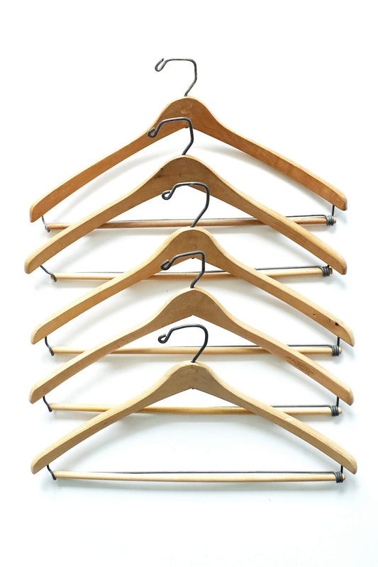 1950s~1970s VINTAGE WOODEN HANGER - 017