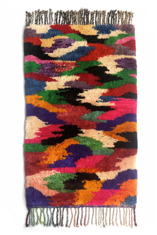 MOROCCAN RUG - MURILTO ( VINTAGE ) - MR096  ( W72cm × H136cm)